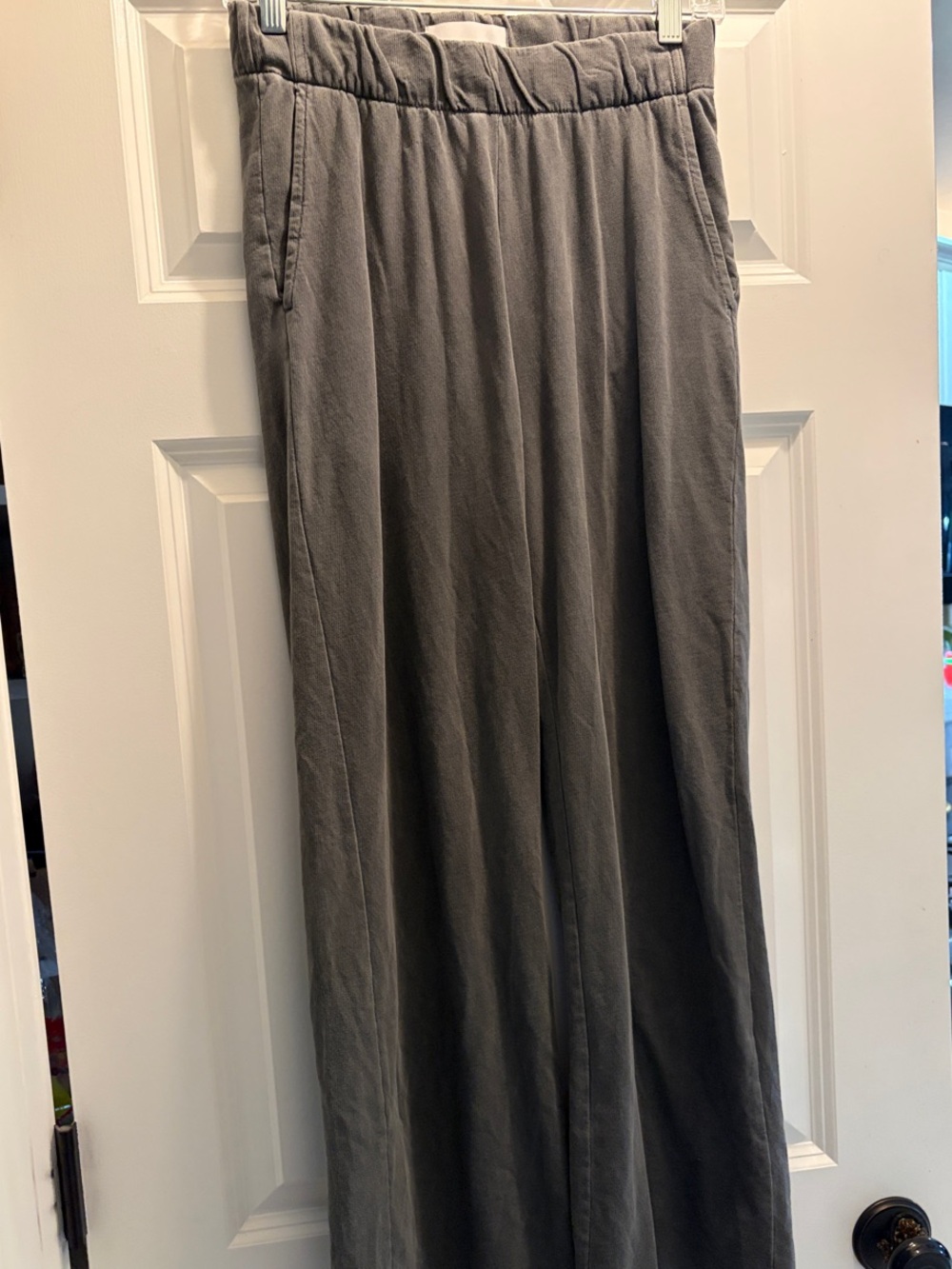 TALENTLESS Gray Boot Flare Pants